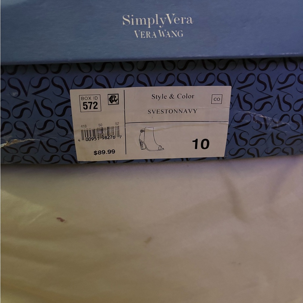 Simply Vera Vera Wang Navy Footwear